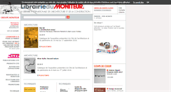 Desktop Screenshot of librairiedumoniteur.com